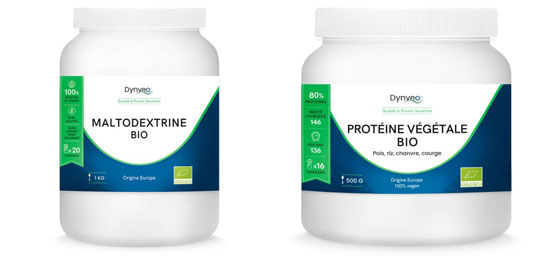 Maltodextrine et Protéines végétales dynveo
