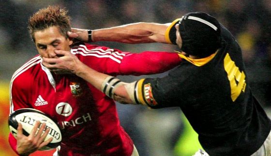 Rugby muscler cou