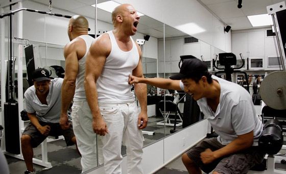 Vin Diesel abdos