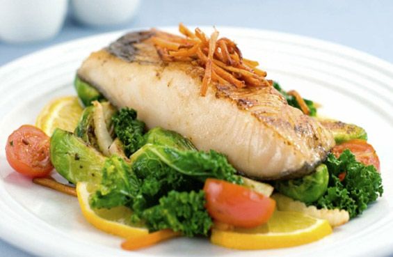 Plat restaurant régime